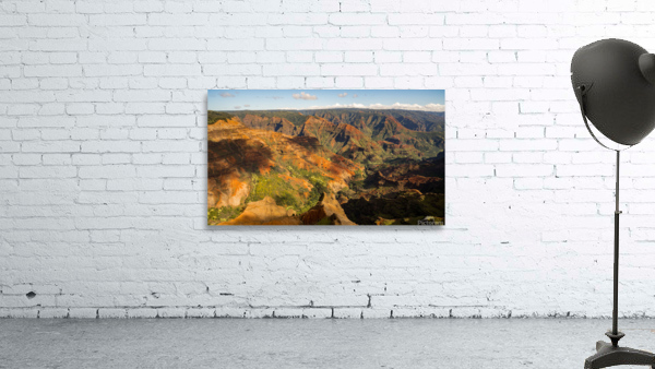 Garden Island of Kauai from helicopter tour Wall Preview