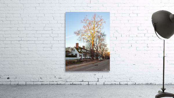 Old houses in Colonial Williamsburg Wall Preview