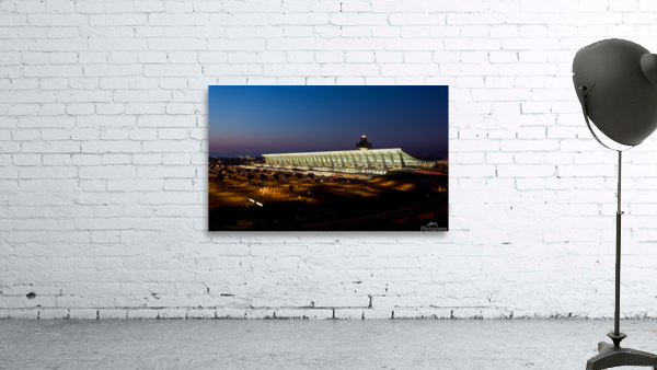 Washington Dulles airport at dawn  Wall Preview