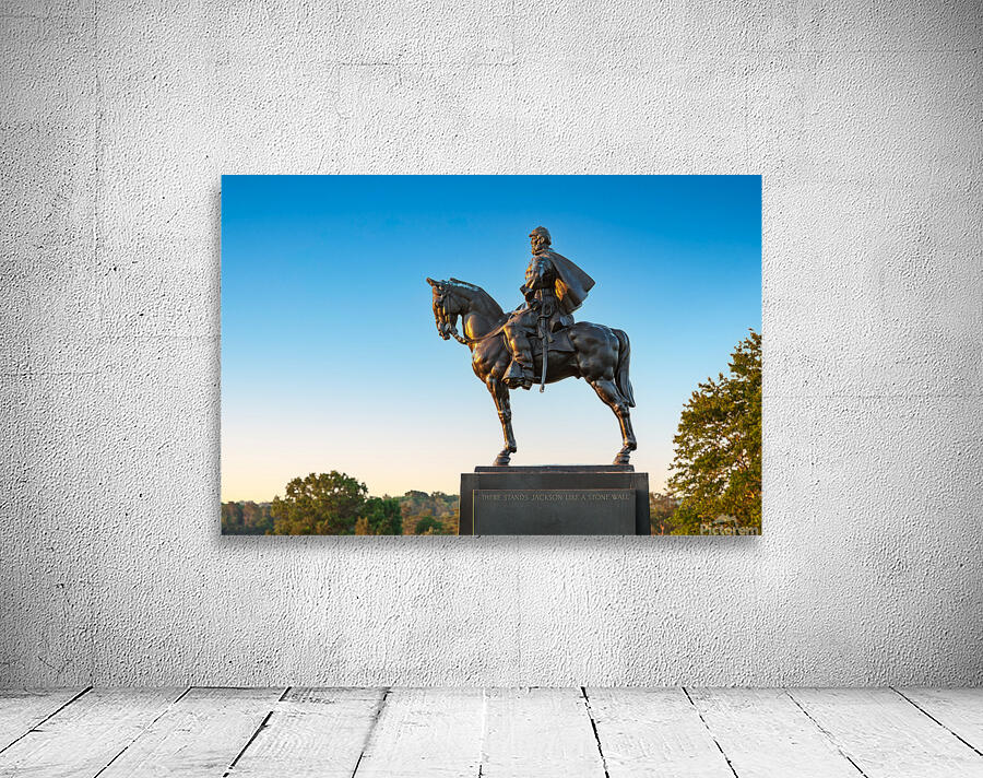 Statue of Stonewall Jackson at Manassas Wall Preview