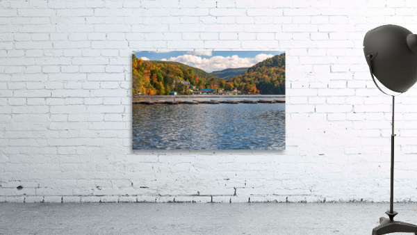 Marina and fall colors on Cheat Lake Morgantown Wall Preview