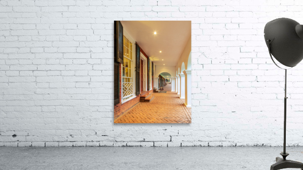 Student houses and walkway UVA Wall Preview