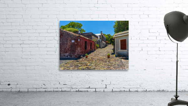 Street of Sighs in historical town of Colonia del Sacramento Wall Preview