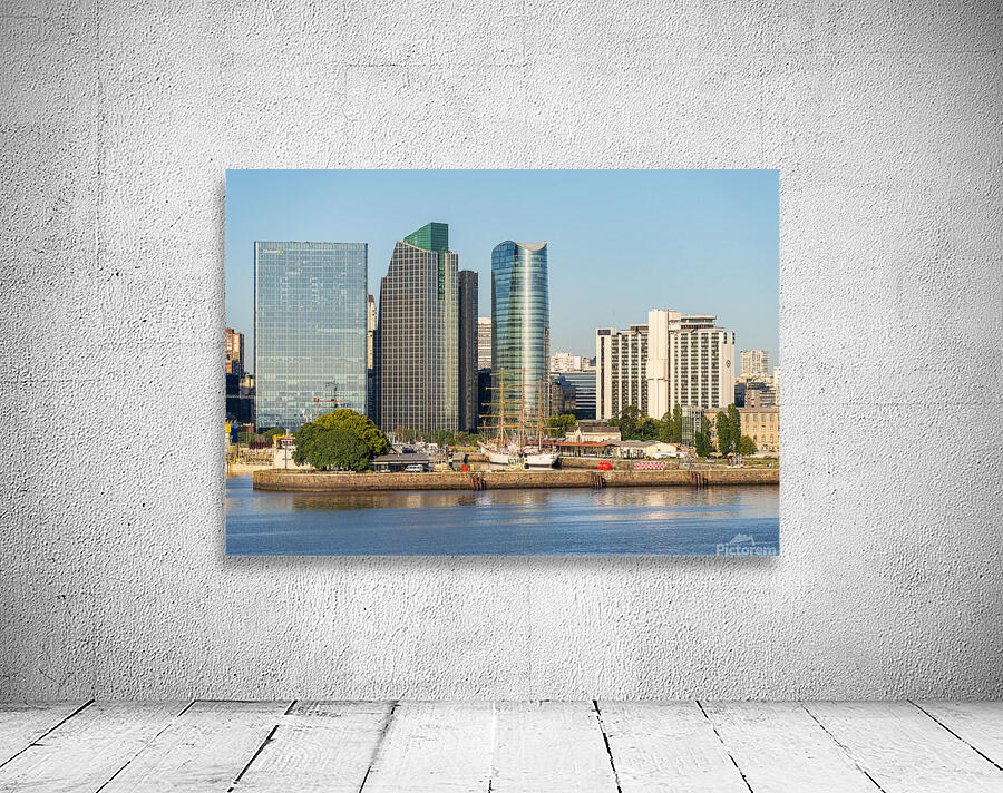 Harbor of the city of Buenos Aires in Argentina Wall Preview