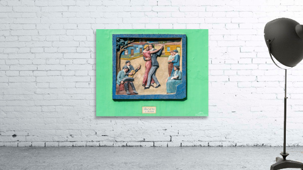 Carnation of the Air bas-relief painting by Luis Perlotti Wall Preview