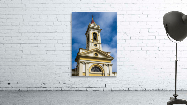 Punta Arenas cathedral church in main square in Chile Wall Preview
