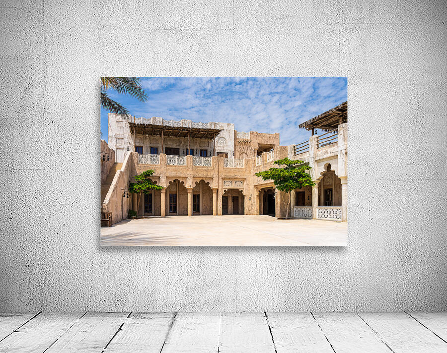 Traditional house in Al Shindagha district and museum in Dubai Wall Preview
