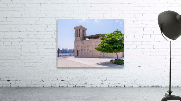 Traditional house in Al Shindagha district and museum in Dubai Wall Preview