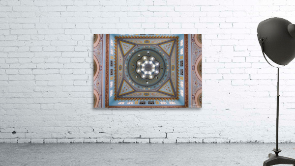 Interior of the dome in the Jumeirah Mosque open to visitors in  Wall Preview