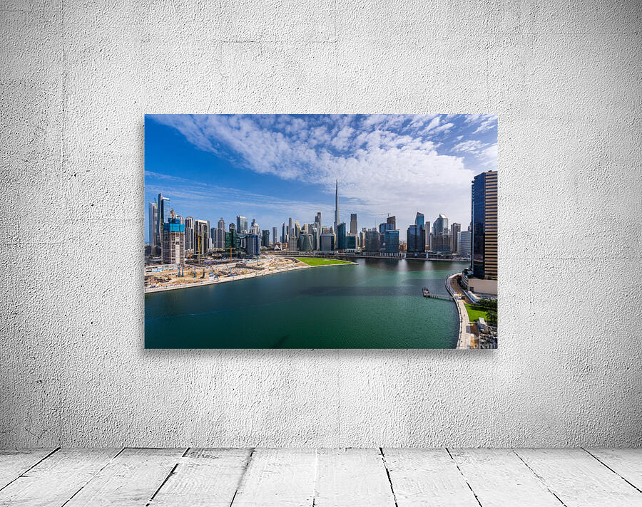 Offices and apartments of Dubai Business Bay with Downtown distr Wall Preview