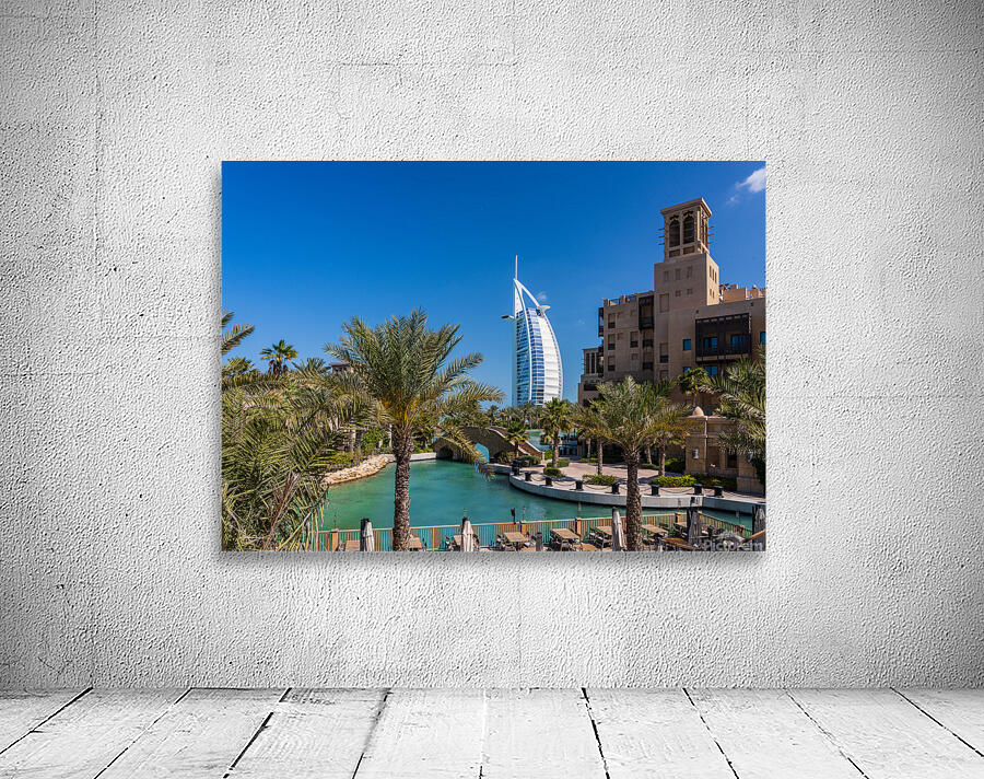 Artificial waterways around Souk Madinat Jumeirah in UAE Wall Preview