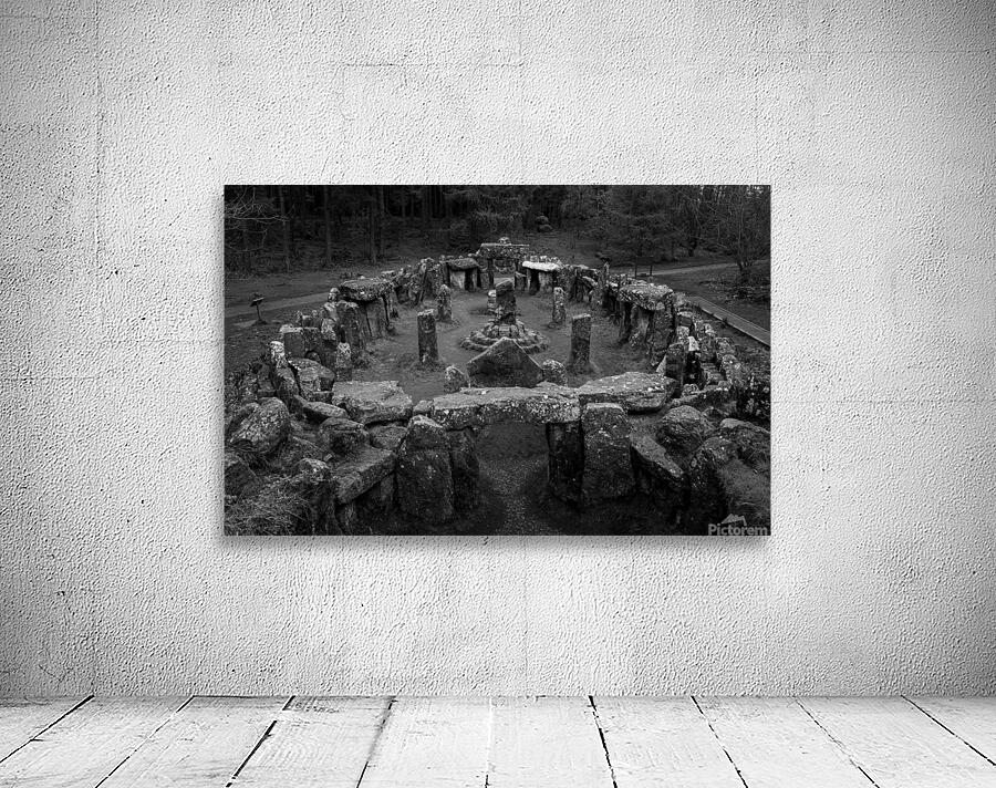 Standing stones of the Druids Plantation in Nidderdale Wall Preview