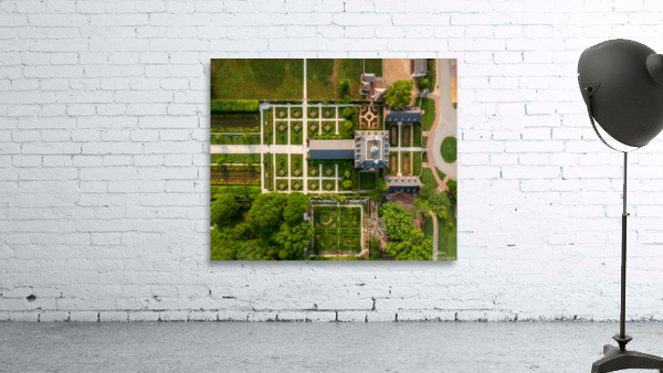 Top down view of Governors Palace in Williamsburg Virginia Wall Preview