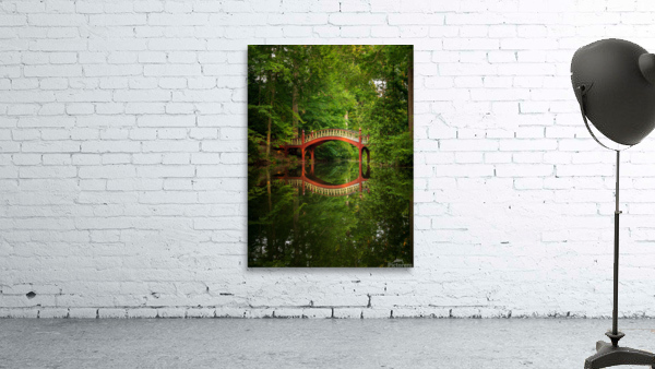 Crim Dell bridge at William and Mary college Wall Preview