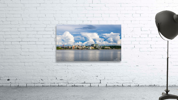 Dramatic clouds above National Harbor in Maryland near Washingto Wall Preview