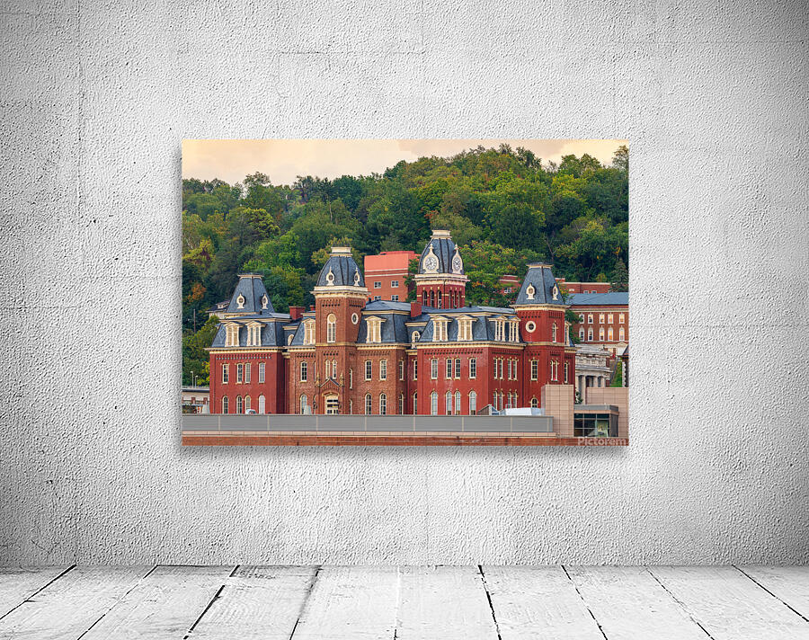 Woodburn Hall at sunset in Morgantown WV Wall Preview