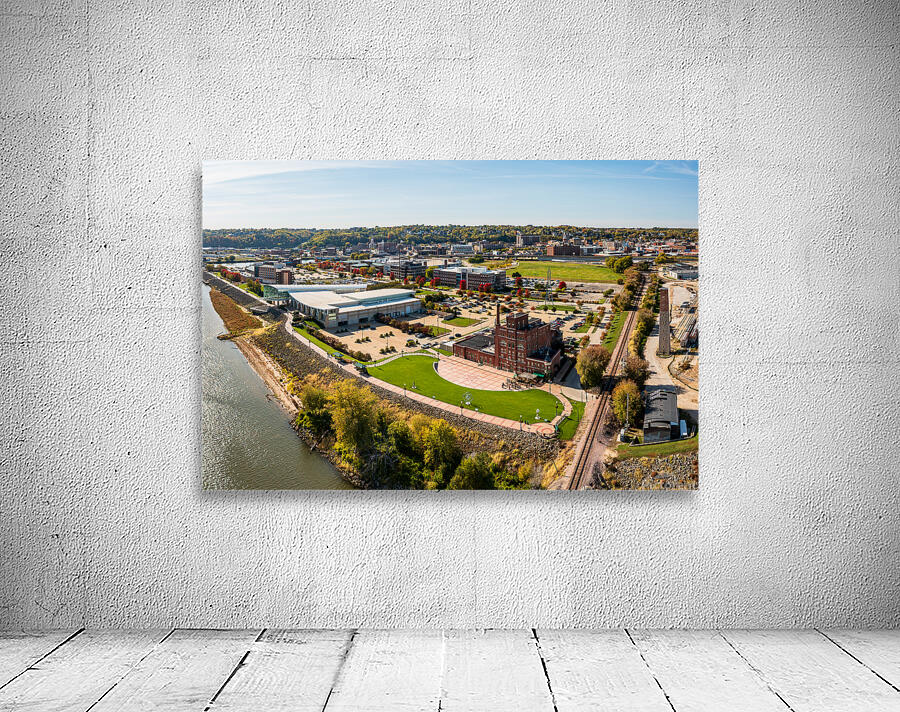 Historic brewery and convention center in Dubuque Iowa Wall Preview