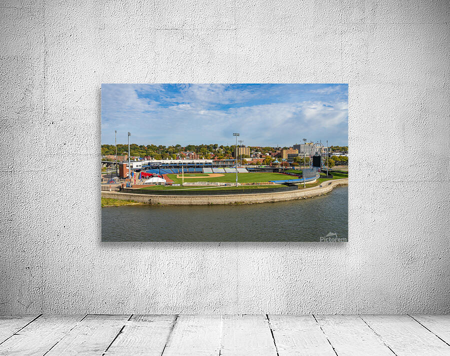 Baseball field of Modern Woodmen Park in Davenport Iowa Wall Preview