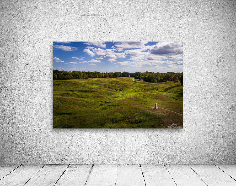 Battlefield in National Park for the Vicksburg siege in Mississi Wall Preview