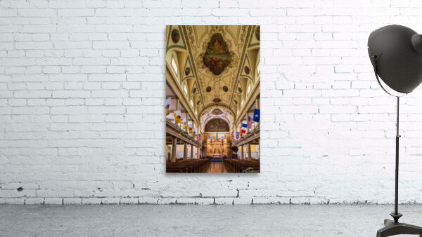 Interior of Cathedral Basilica of Saint Louis in New Orleans LA Wall Preview