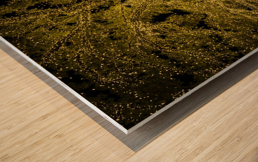 Holiday lights spectacular in Johnson City Texas Wood print