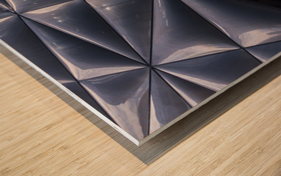 Unique pillowed retractable shell over the Shed in Hudson Yards  Impression sur bois