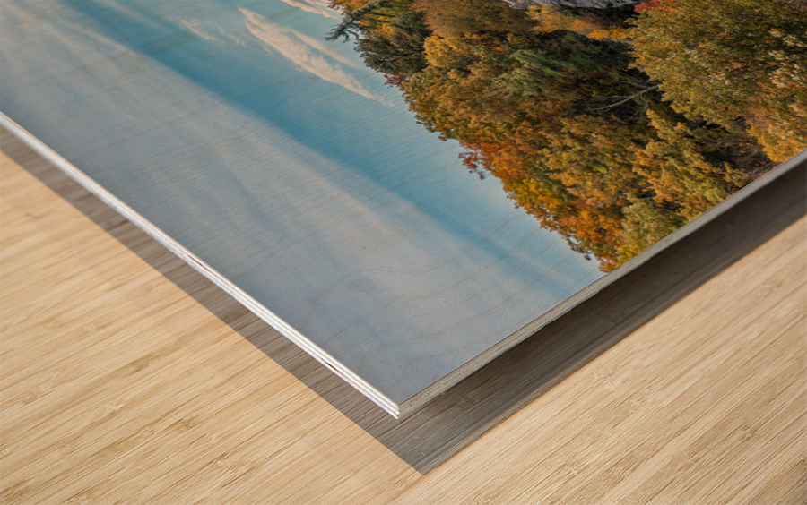 Coopers Rock state park overlook in the fall Wood print