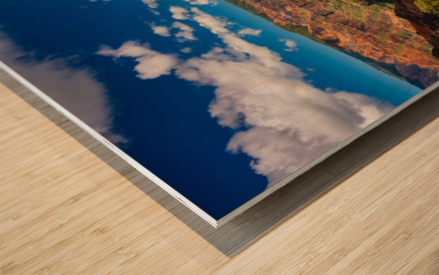 Panorama of the Waimea Canyon from the Iliau Nature loop Wood print