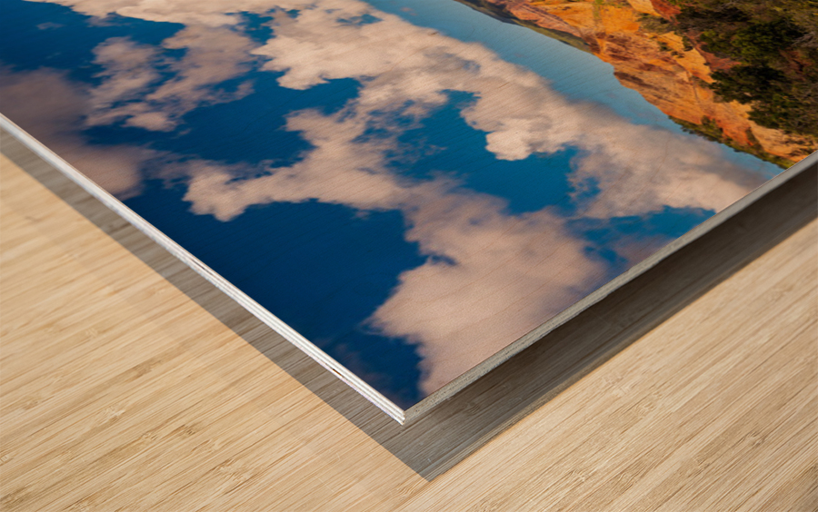 Panorama of the Waimea Canyon on Kauai Wood print