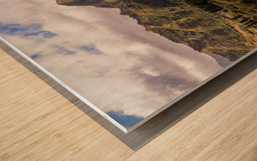 Tunnels Beach on the north shore of Kauai in Hawaii Wood print