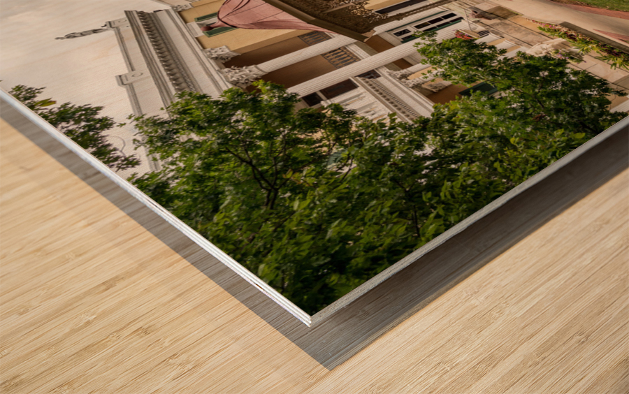 Path to Belmont Mansion in Nashville Tennessee Wood print