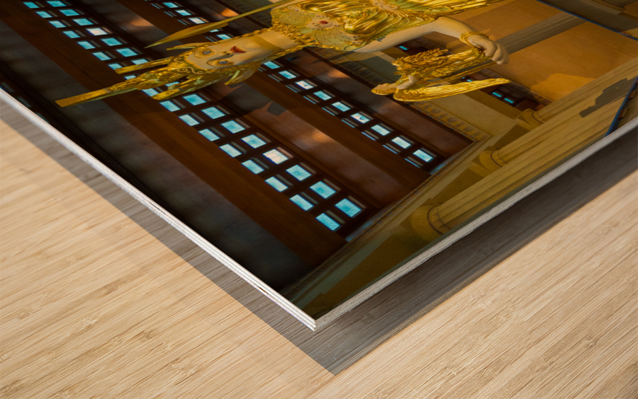 Statue of Athena in Nashville Parthenon Wood print