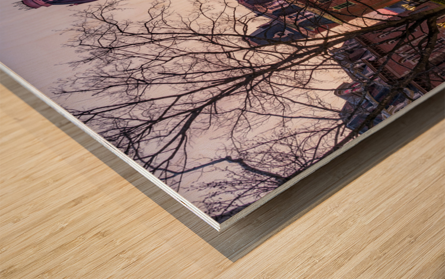 Woodburn Hall at West Virginia University in Morgantown WV Wood print