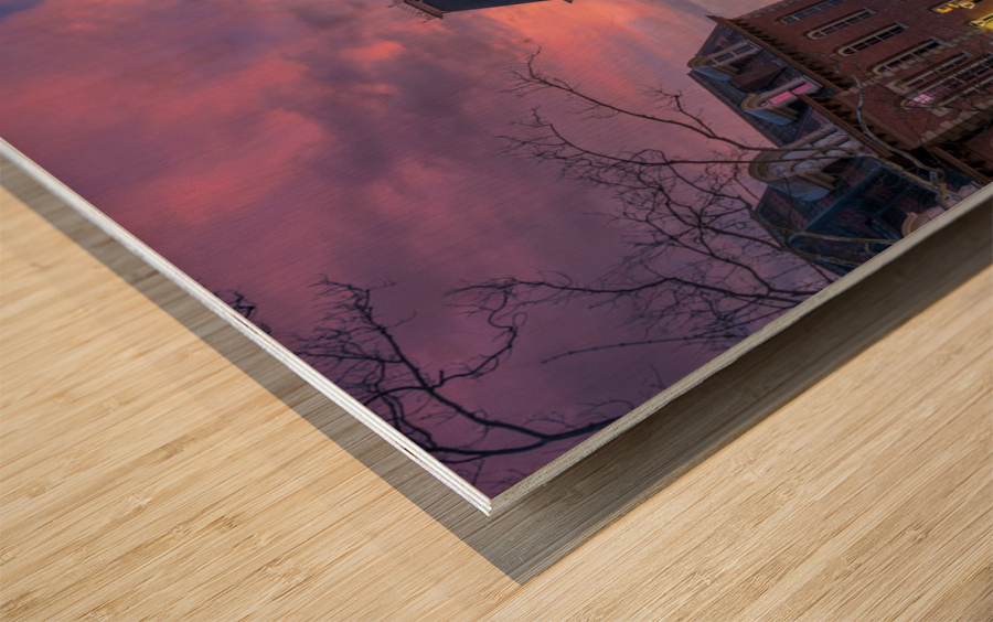 Woodburn Hall at West Virginia University in Morgantown WV Wood print