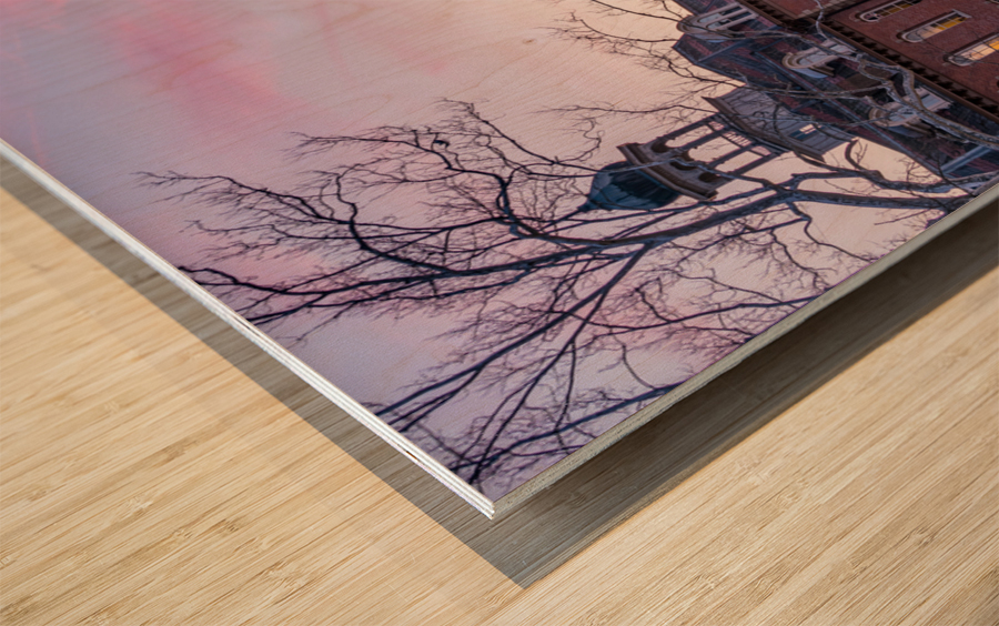 Woodburn Hall at West Virginia University in Morgantown WV Wood print