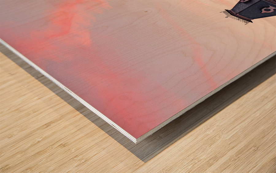 Woodburn Hall at West Virginia University in Morgantown WV Wood print