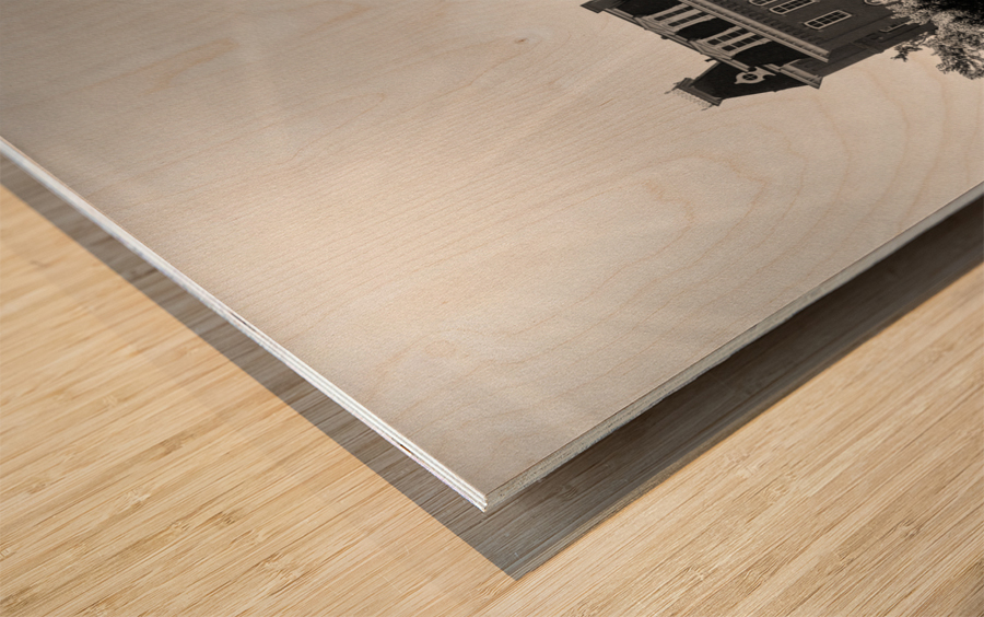 Woodburn Hall at West Virginia University in Morgantown WV Impression sur bois