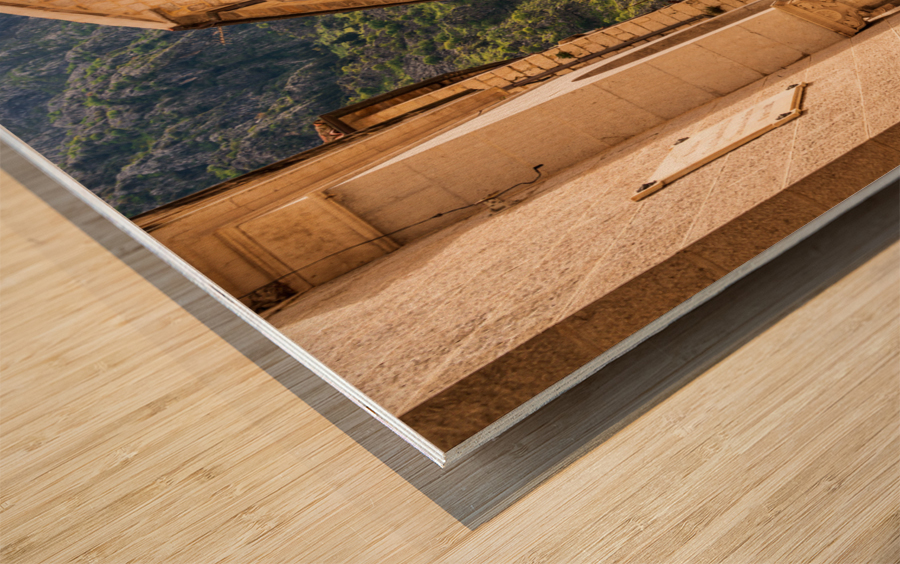 Narrow streets in Kotor in Montenegro Wood print