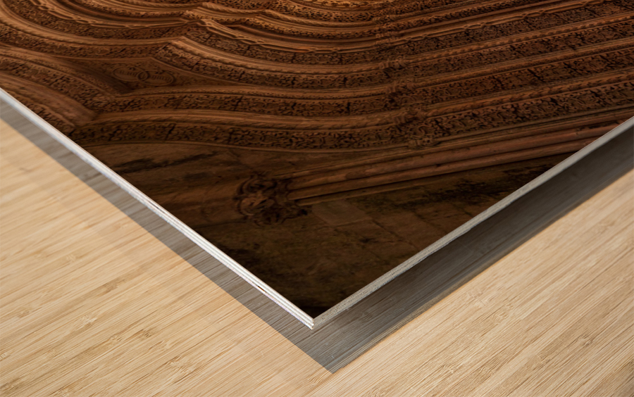 Unfinished chapel at the Monastery of Batalha Wood print