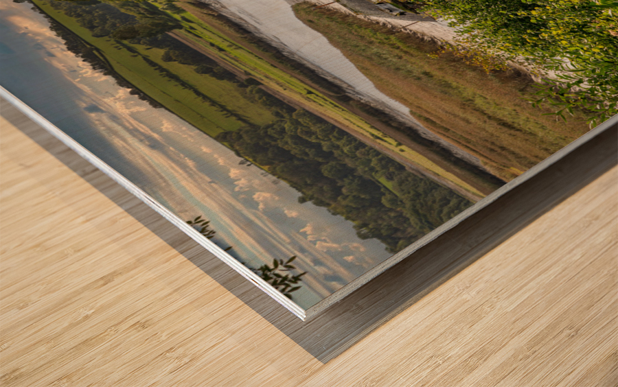 Cotehele Quay on the River Tamar in Devon Wood print