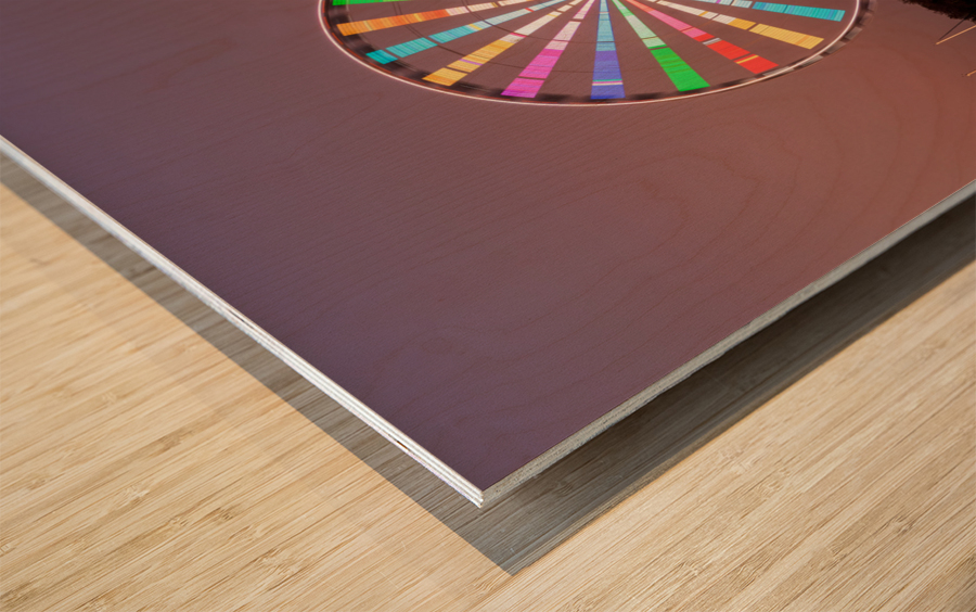 Ferris wheel at National Harbor Impression sur bois