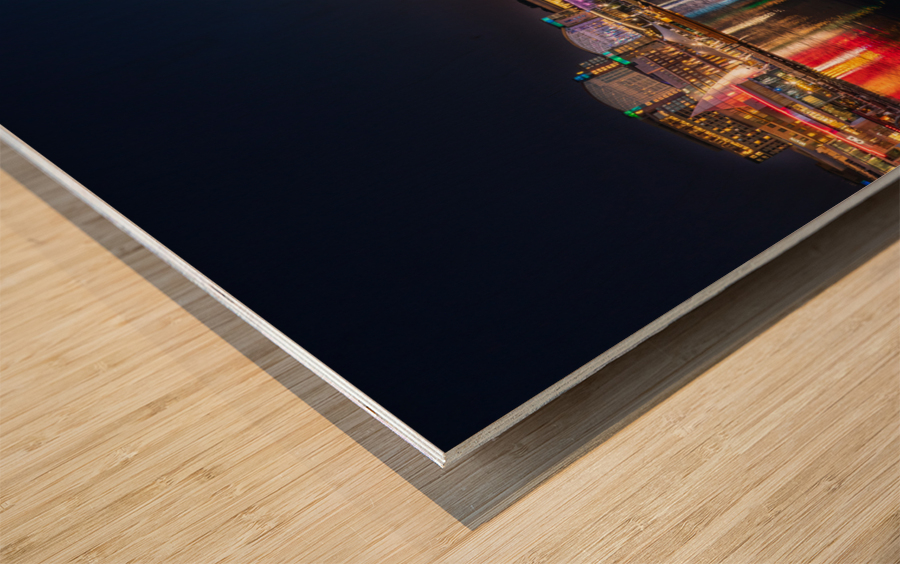 Ferris wheel at National Harbor Impression sur bois