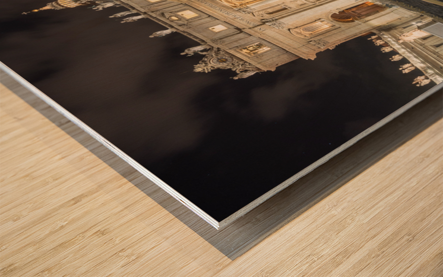 Entrance to St Peters Basilica at Easter Wood print