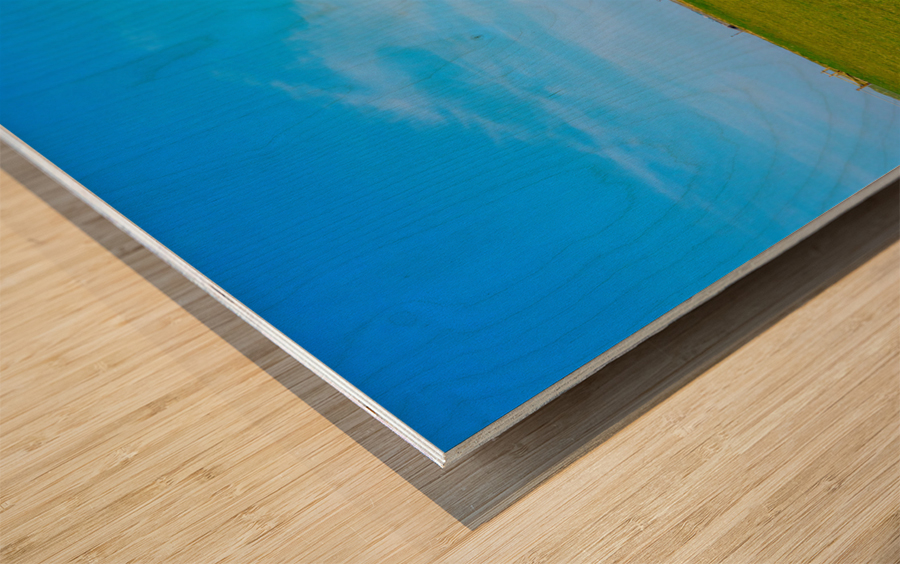 Old church on the Island of Lundy off Devon Impression sur bois