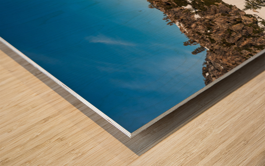 Donner Pass in Sierra Nevada mountains Wood print