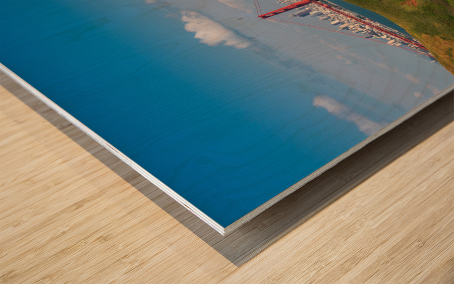 Marin Headlands and Golden Gate Bridge Impression sur bois