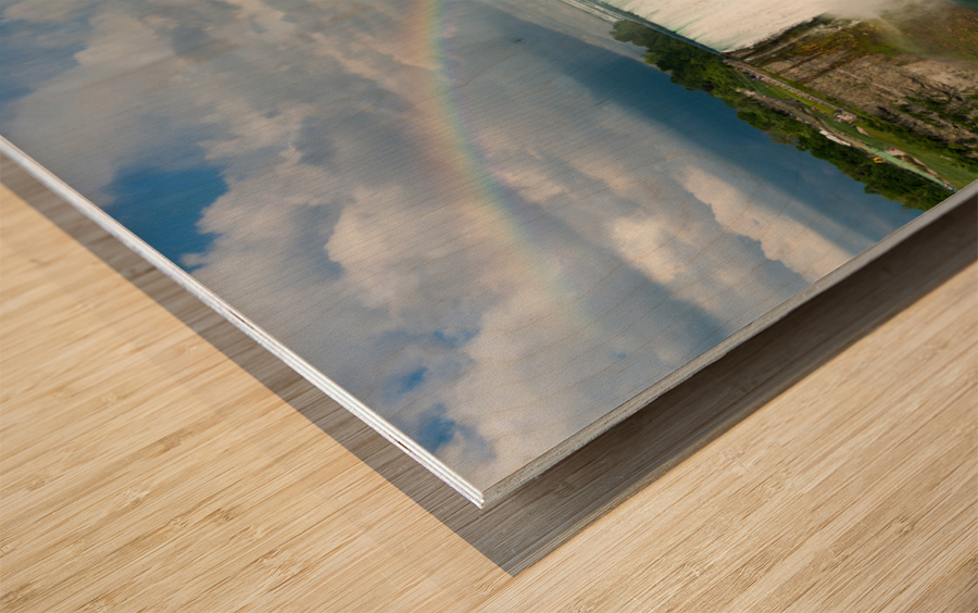 Detail of Canadian or Horseshoe Falls at Niagara Impression sur bois