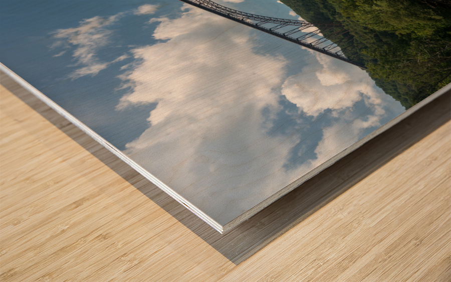 Rafters at the New River Gorge Bridge Impression sur bois