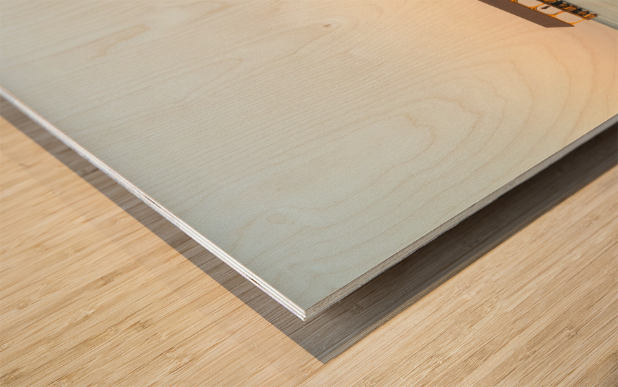 Pier of Hanalei on island of Kauai Wood print