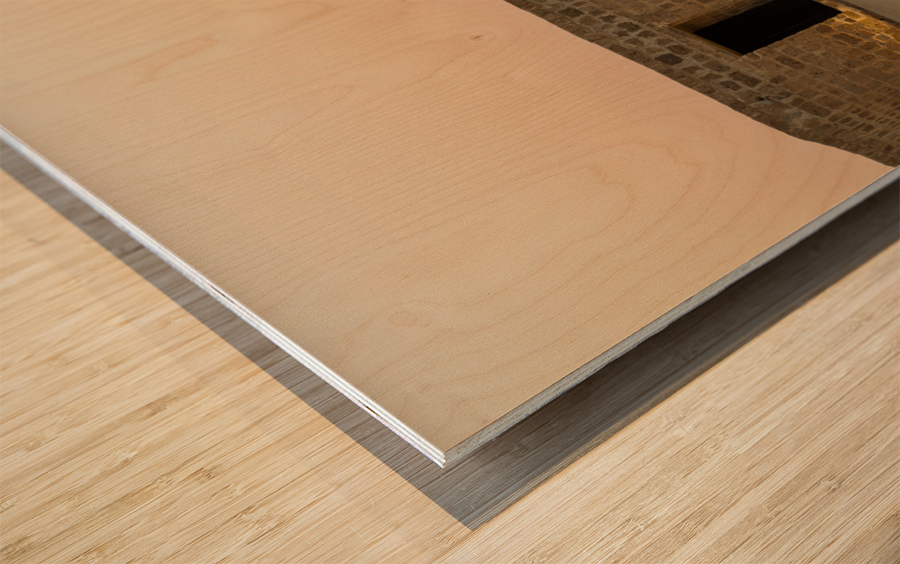 Old Bahrain Fort at Seef at sunset Impression sur bois